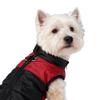 Cotton-padded vest, cotton vest, ski wear, pet vest with its own traction buckle, teddy zipper, dog warm cotton-padded coat.