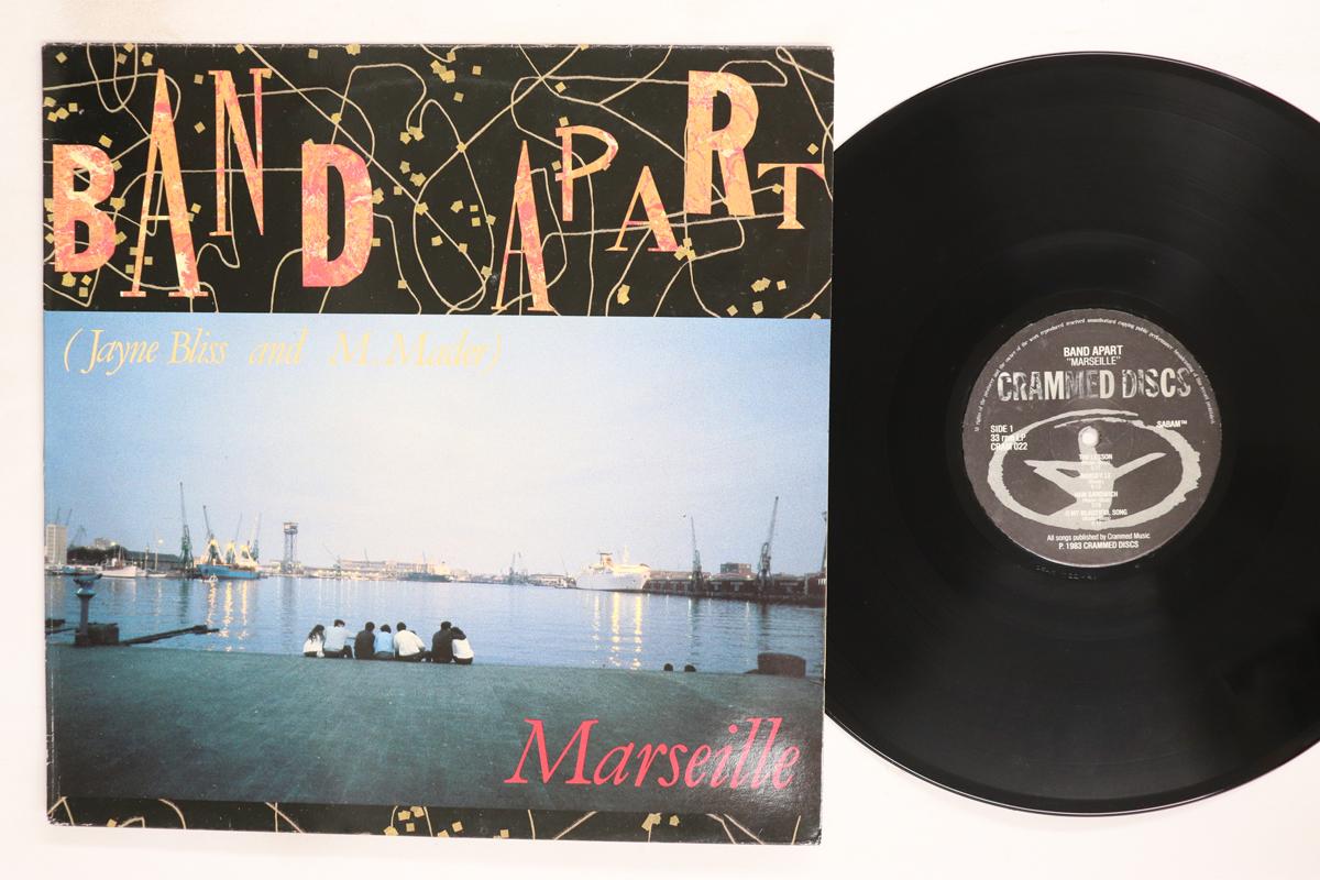 

LP Record BAND APART Marseille CRAM022 CRAMMED DISCS 1983 Belgium Rock Used