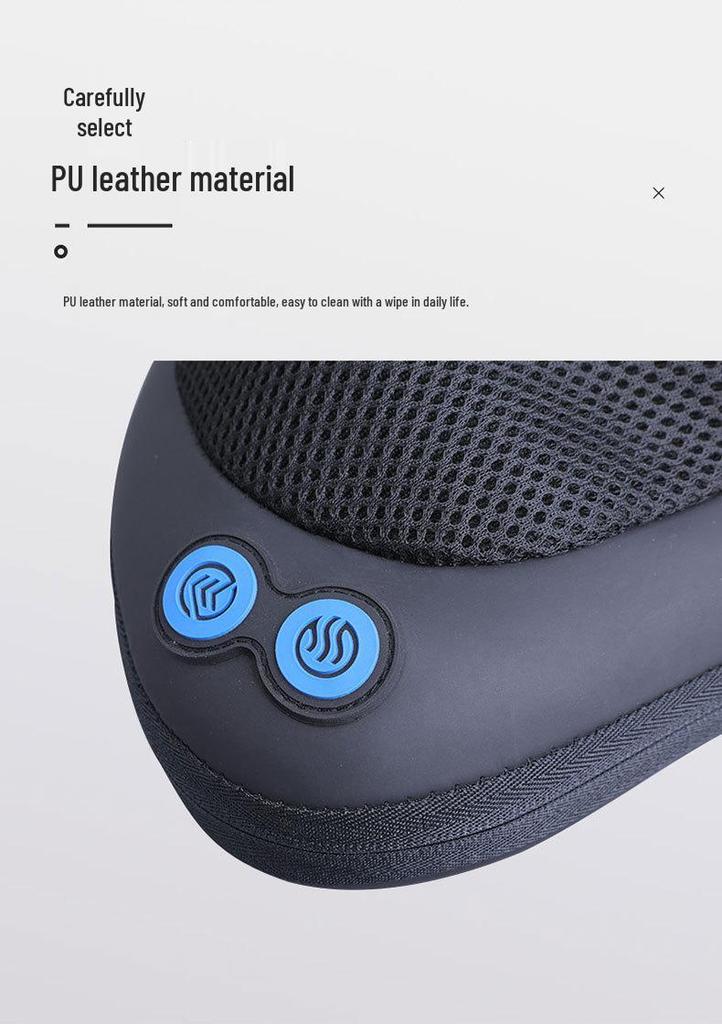 Electric Cervical Spine Massage Pillow with Heat Therapy for Neck, Shoulder, and Waist