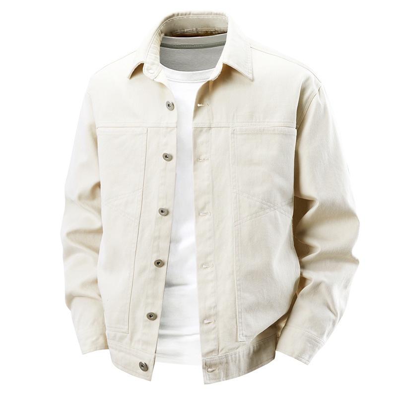 New spring and autumn men's American casual jacket windproof and breathable comfortable skin-friendly and durable coat