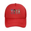 Gorillaz Mesh Baseball Caps Snapback Fashion Baseball Hats Breathable Casual Casquette Outdoor Unisex