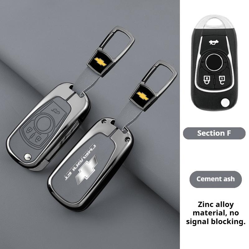 Car Key Case Cover Protective Shell for Chevrolet Chevy Malibu Camaro Cruze Traverse Spark Equinox Sonic Volt Leather Keychain