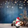 Cute little snowman ornaments, Christmas decorations, add a festive atmosphere, and decorate the home environment