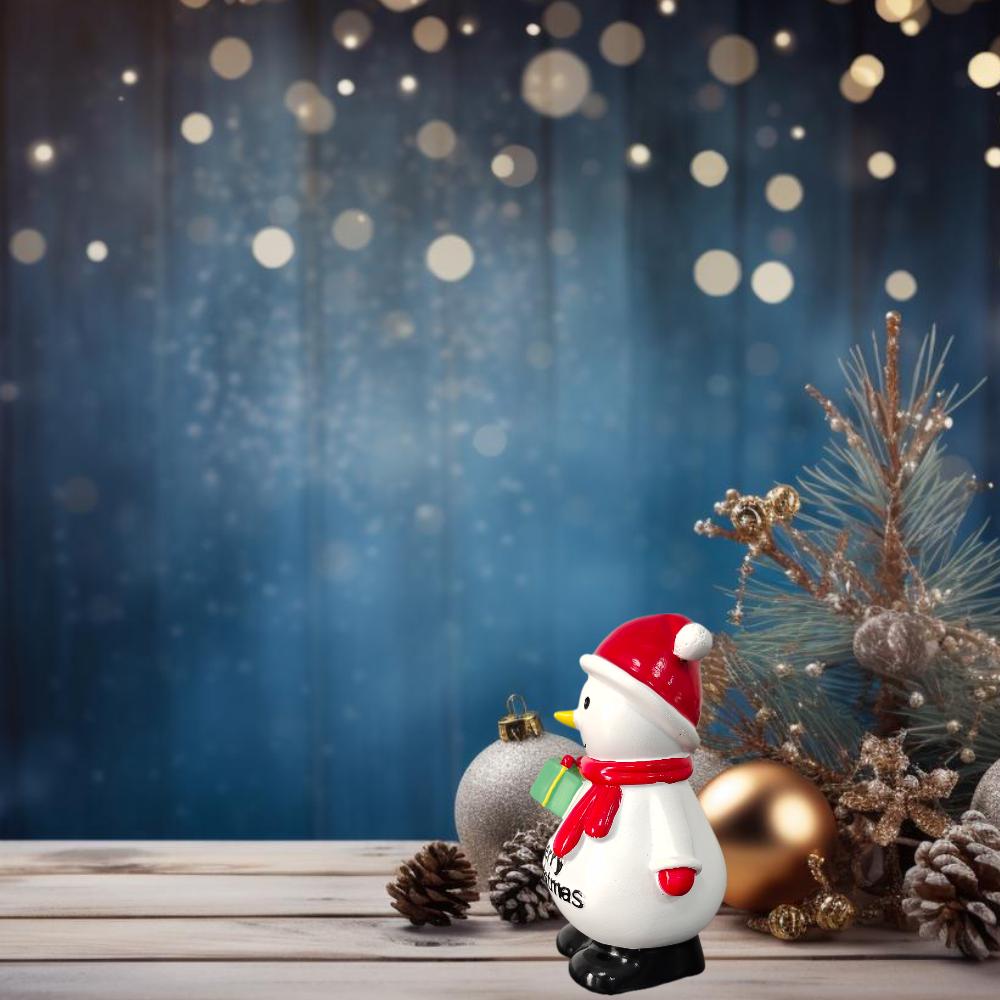 Cute little snowman ornaments, Christmas decorations, add a festive atmosphere, and decorate the home environment