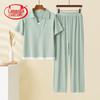 Women's Summer Short Sleeve T-shirt & Casual Two-piece Set