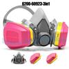 Respirátorová maska 6200 pro chemický polomaskový respirátor s filtrem 60923 pro organické výpary, prach z epoxidové pryskyřice, malování