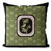 New Nordic Retro Green Geometric Pillow Cover American French Light Luxury Home Sofa Bedside Pillowcase Home Decoration