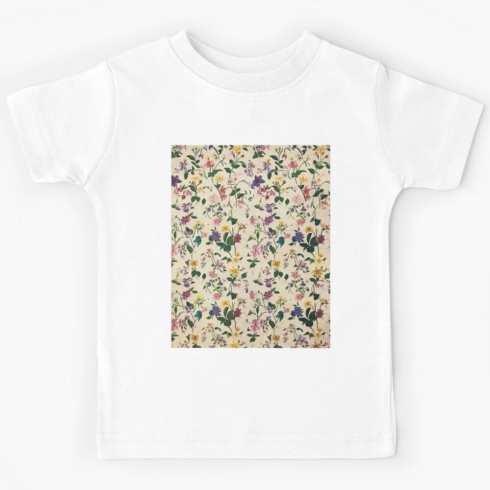 Floral pattern. Colorful flowers.Wildflowers. Field of flowers. Kids T-Shirt 120