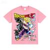 Dragon Ball Super Saiyan European Print Pattern Tshirt Casual Shortsleeved Tshirt Casual and Comfortable Parentchild Outfit