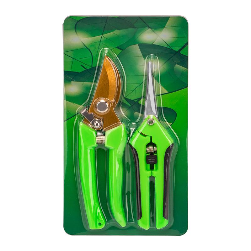 Stainless Steel Pruning Shears Garden Fruit Tree Shears Outdoor Fruit Picking Shears Gardening