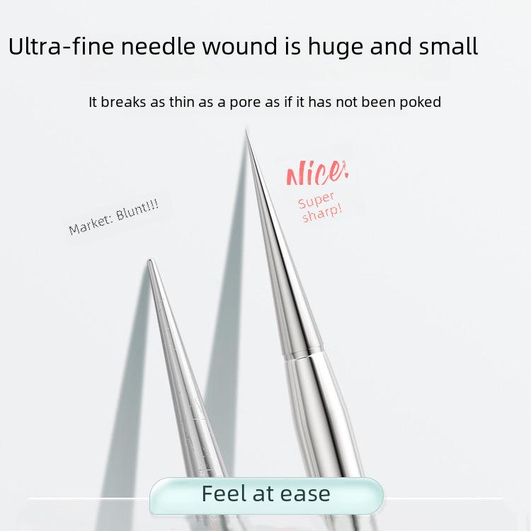 Stainless Steel Blackhead Remover: Acne Needle & Tweezers Set