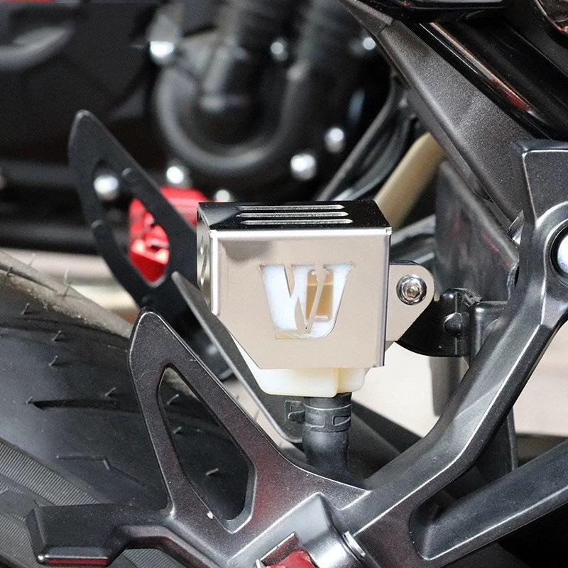 Motorcycle Modification DR250 Oil Reservoir & DR300 Rear Brake Pump Cap Protector.