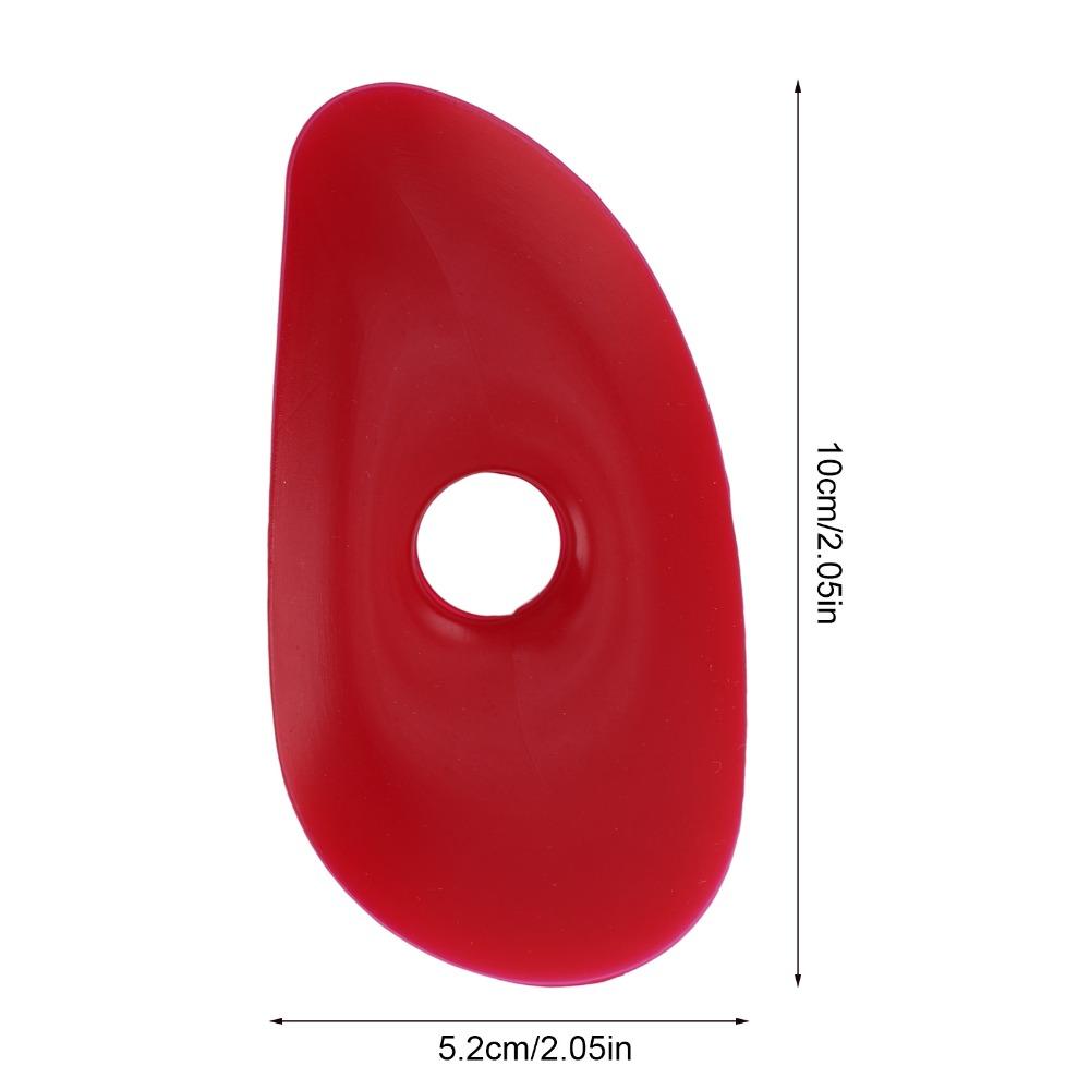 12Pcs Pottery Tool Silicone Pottery Scraper Smooth Durable Clay Tool Flexible Reusable Shaping Tool Crafting