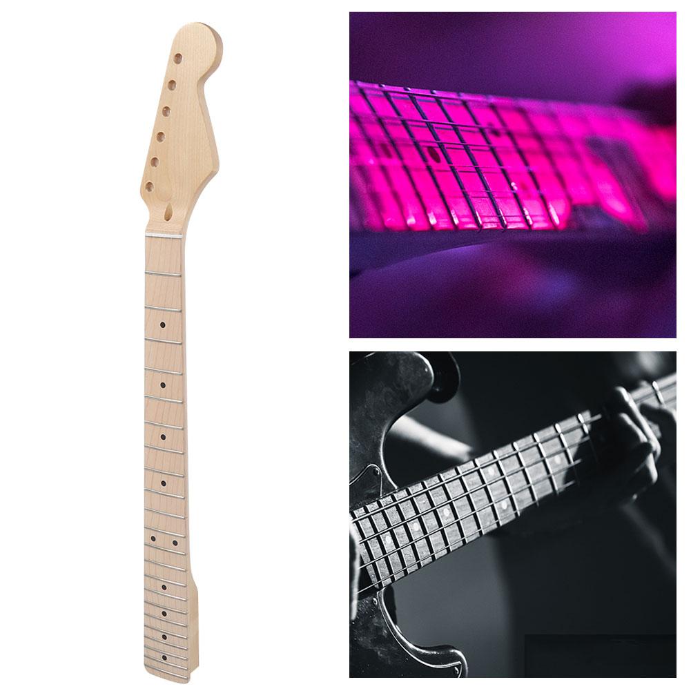 Guitar Neck with 22 Fret Electric Canada Maple Rosewood Fingerboard Repalcement for Fender