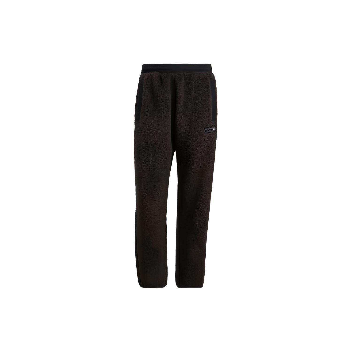 Men s adidas originals Plush Stay Warm Bundle Feet Sports Pants/Trousers/Joggers Black H31298 XS