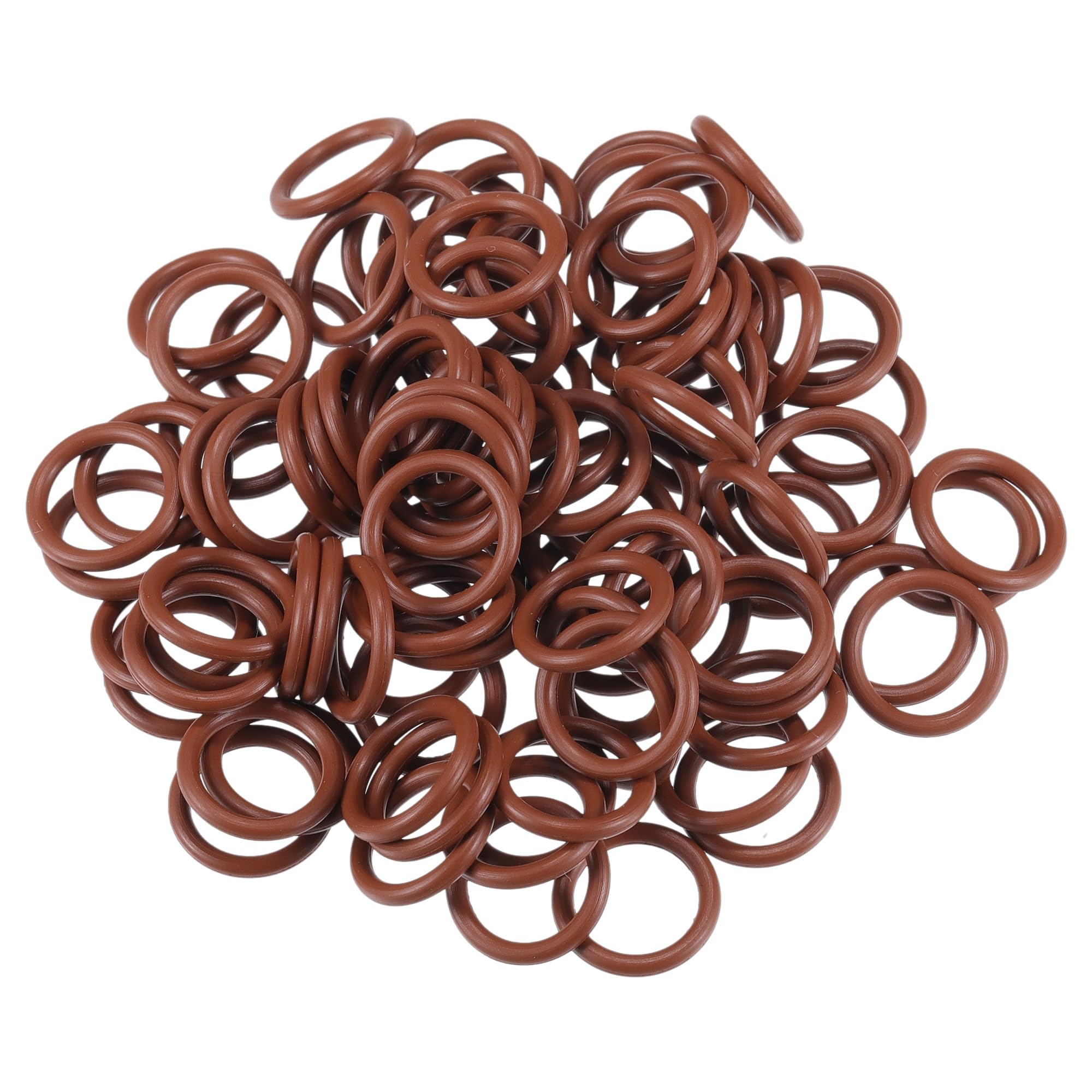 

INFINAUTO 100pcs Brown O-Ring Seal Gasket for Car Truck SUV Trailer Auto Replacement Oring 11MM
