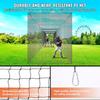 Baseball Batting Netting, Professional Softball Baseball Batting Hitting Training Net, Practice Portable Pitching Cage Net with Door & Carry Bag,