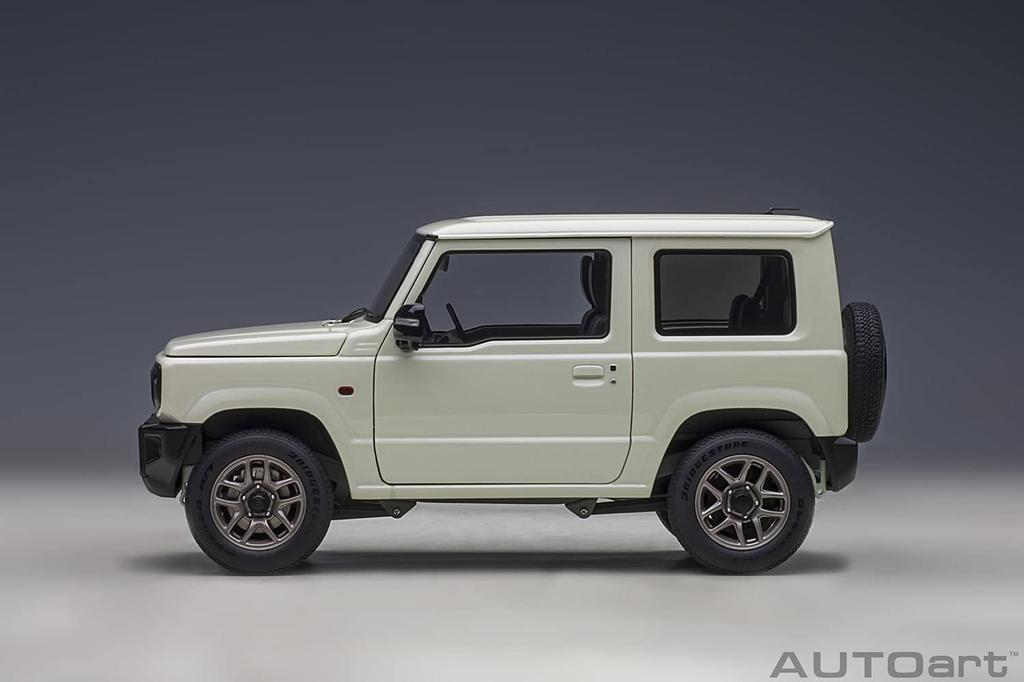 AUTOart 1/18 Scale Suzuki Jimny (JB64) White Pearl Finished Model 78505