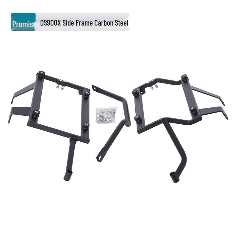 Compatible DS900X Right Exhaust Aluminum Alloy Side Box Bracket for Stainless/Carbon Steel Frames