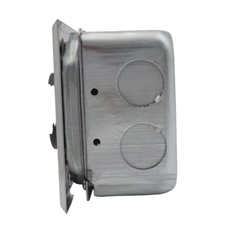 Industrial 30A Electrical Outlet Installation Kit NEMA 10 30R with Junctions Box & Sliding Cover for Wiring Use