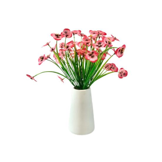 Artificial Flower Decorative Bright Colors Exquisite Shapes Never Fade Lifelike No Maintenance No Watering Natural Fake Flower