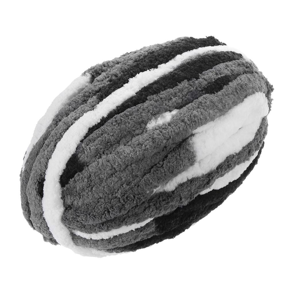 Chunky Yarn Polyester Blanket Yarn Hand-knitted DIY Thick Chenille Yarn for Crocheting Blankets Bags Hats 27m X 2cm Mixed Color
