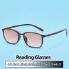 Business Progressive Color Fashionable Reading Glasses Unisex Square Full-Frame Shades Eyeglasses Diopter +1.0 To +4.0
