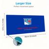 New York Rangers Logo Color Mouse Pad Large Gaming Table Cushion Non-slip Laptop Tablet Big Mousepad XXL Mat Mini PC Playmat With Lock edge