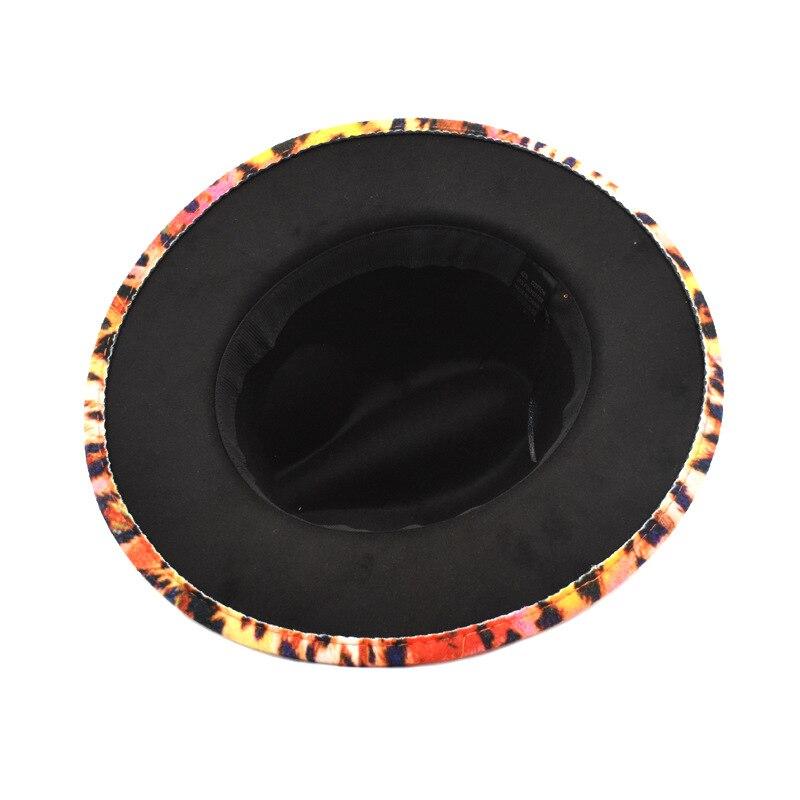 Men Female Letter Fedora Pattern Hats Casual Vintage Autumn Winter Leopard Caps Jazz Outdoor Designed Luxury Hat Sombreros Gifts