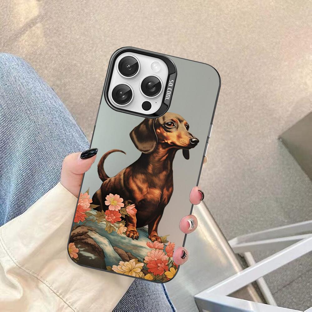 Dachshund Phone Case For IPhone 16 15 14 13 12 11 Pro Max X XR XSMAX 8 7 Plus Matte Shockproof Back Cover