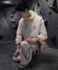 Keuleogsi Nice Print Drop Shoulder T-Shirt Putty Beige