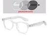 Rivet Frame Oval Student Myopia Spectacles 1.56 Single Anti Blue Rays Shortsighted Prescription Eyeglasses 0 -0.5 -0.75 To -6.0
