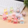 1/5/10 stk Anime Flokket Actionfigur Dekorativt Anheng Skrivebord Kawaii Dukker Bilpynt Leke Julegaver