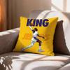 POP Basketball Player LLeBron James  Pillow Case Pattern Printed Pillowcase For Living Room Sofa Cushion Cover