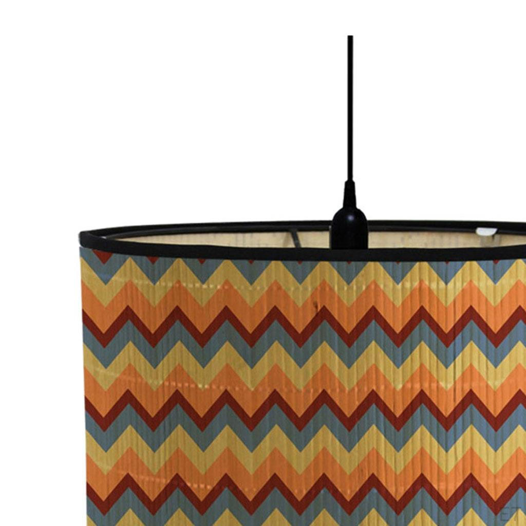 Lampshade Bamboo Decorative Art Lighting Crafts Ceiling Lamp Pendant Retro Style Handmede for