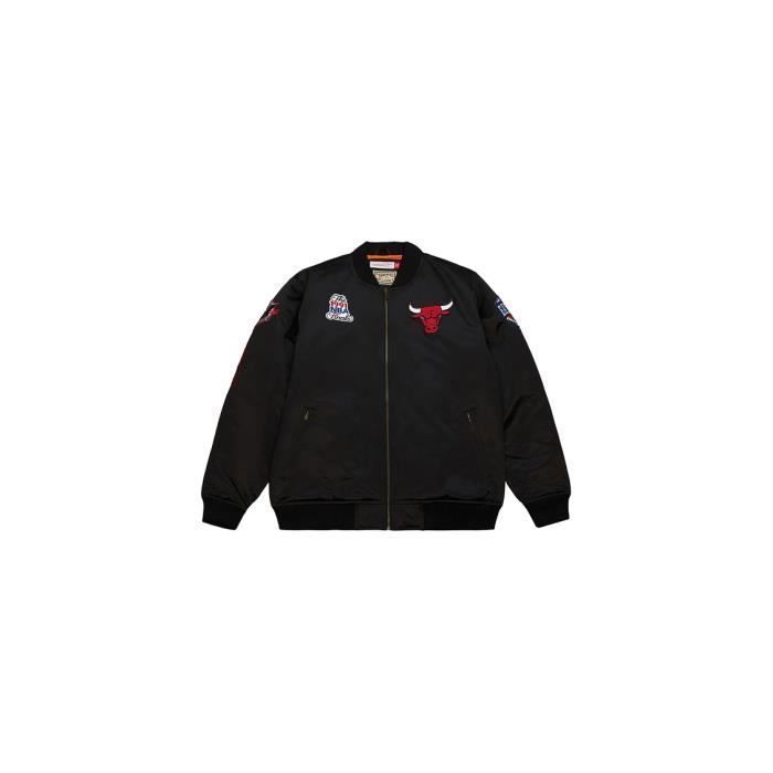Manteau Chicago Bulls Homme Mitchell & Ness - Noir - Taille L