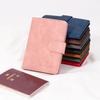 Pu Leather Passport Holder/Ticket Holder, Lightweight And Portable, Multi-Slot Storage Design, Passport Book Travel Wallet
