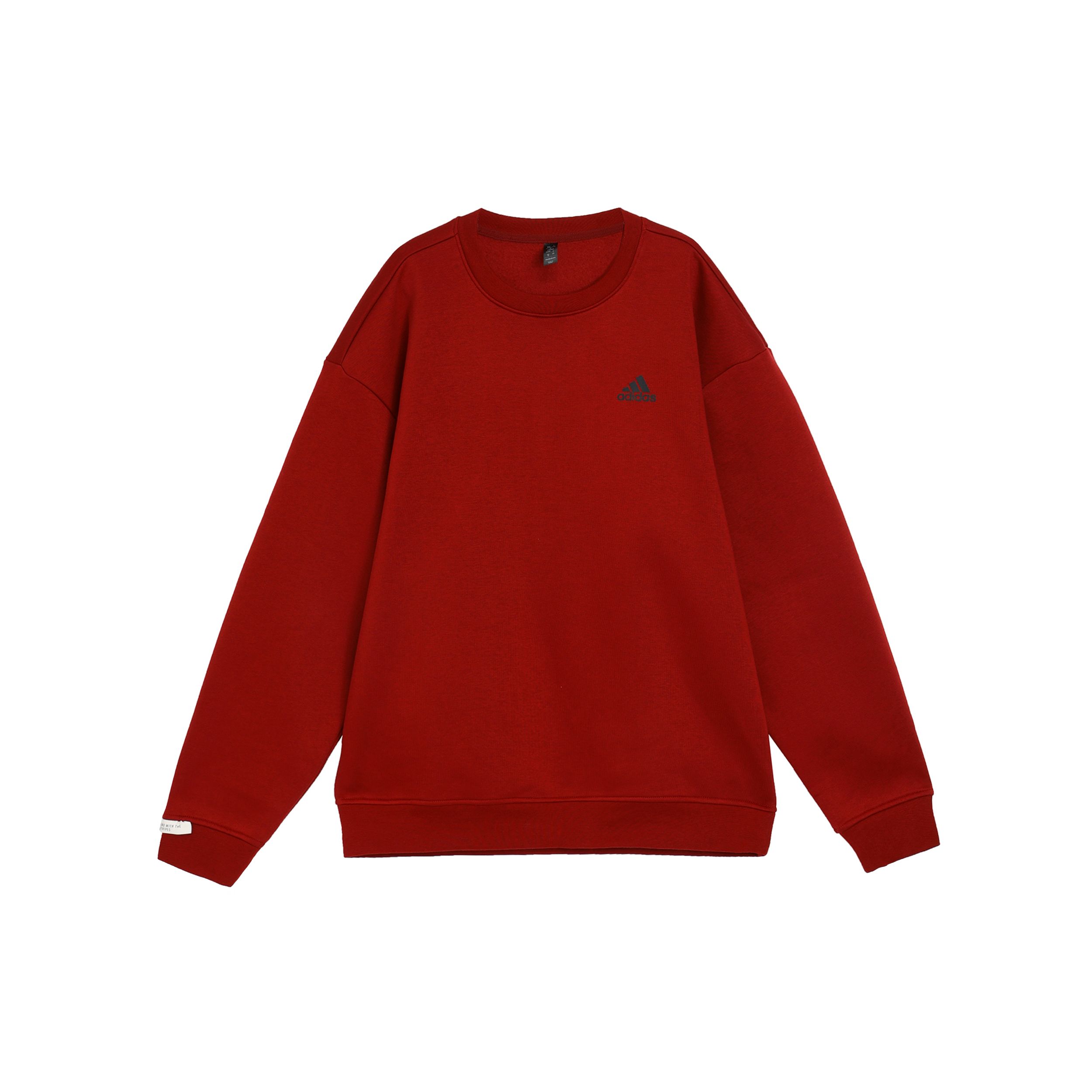

Adidas Casual Crew Neck Pullover Lightweight Sports Long Sleeve Sweatshirt Unisex Sweatshirt Red JM9095 4XL