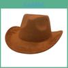 French Style Cowboy Hat With Feather Embellishments For Sun Protection And Travel