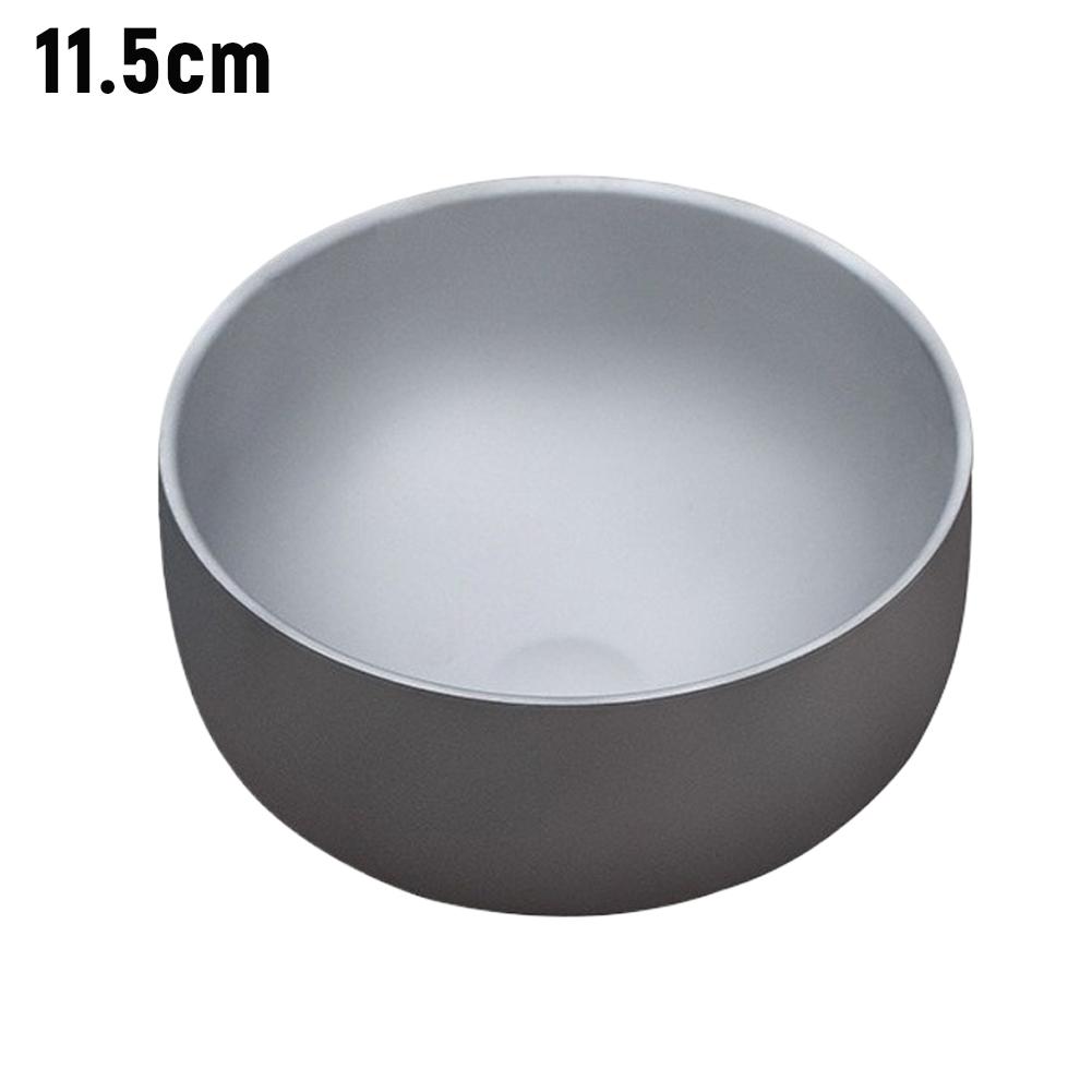 Titanium Purification Bowl Ultralight Portable Double Walled Tableware For Outdoor Camping BBQ Picnic Coffee Tea Yogurt