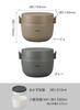 CB JAPAN Insulated Lunch Box Container Dish Container Beige Stainless Steel Vacuum Insulated Lunch Jar Holms [Rice 330ml][Side 310ml]