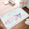 Sanrio Characters Doormat Hello Kitty My Melody Kuromi Cinnamoroll Non-Slip Absorbent Floor Mat for Entryway Bathroom Home Decor