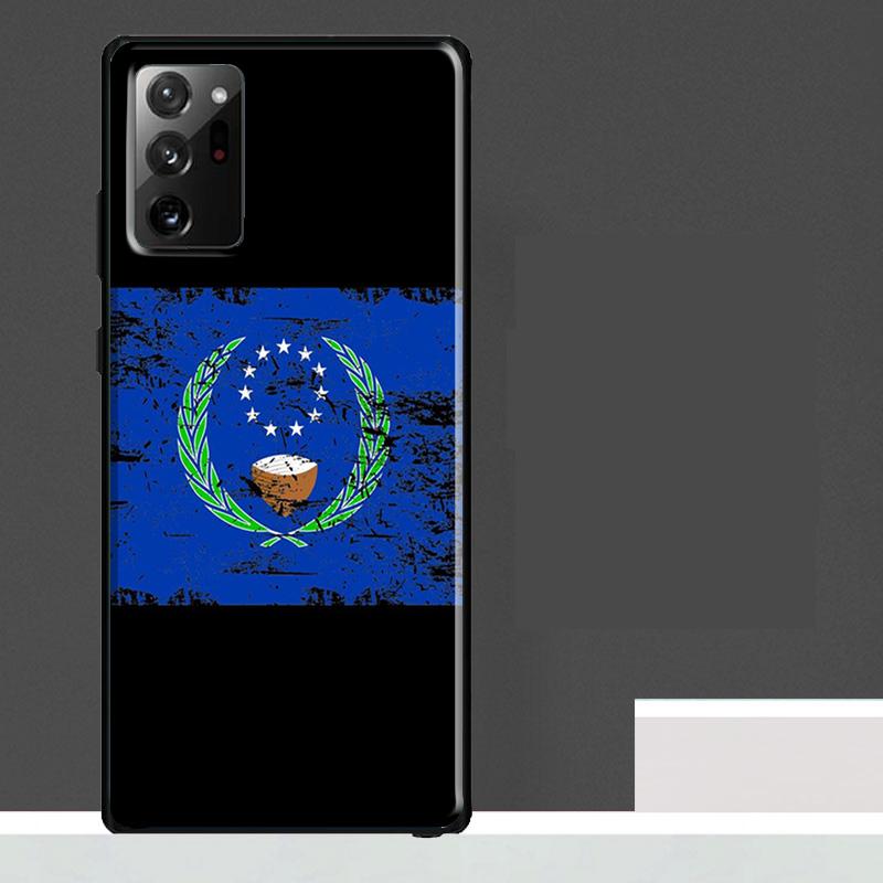 Pohnpei Ponape Flag Case For Samsung Galaxy S25 S24 S23 Ultra S9 S10 S20 S21 S22 Plus S23 FE S25 FE Phone Cover