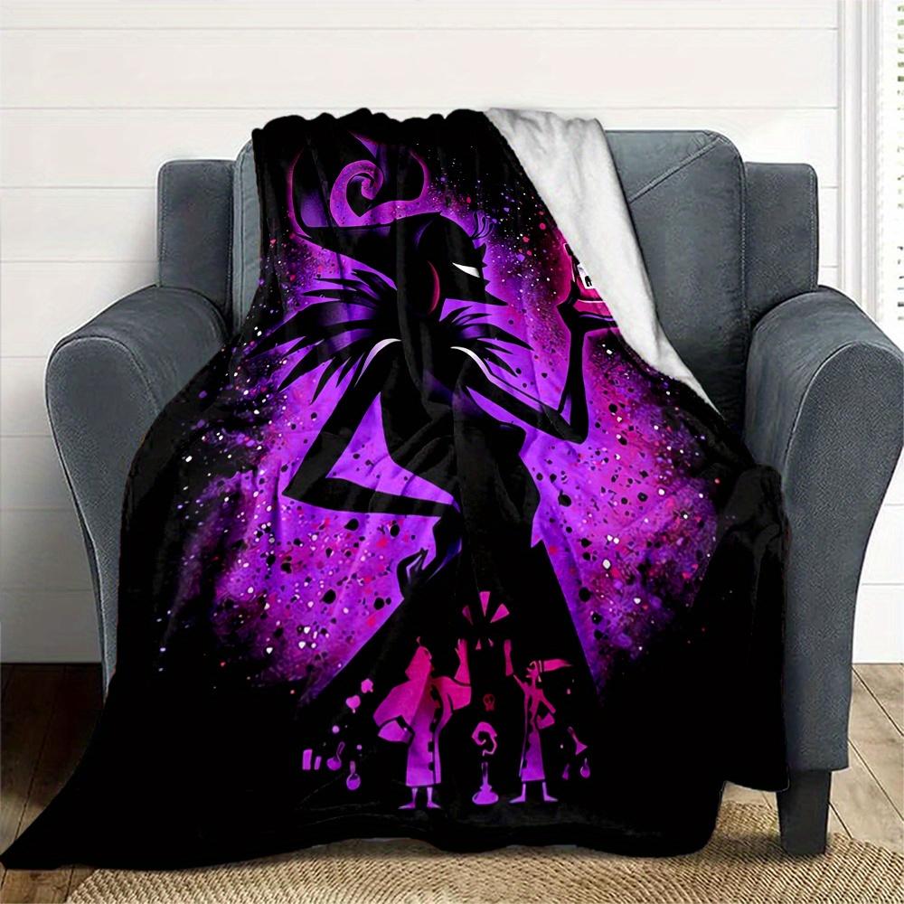1pc, Disney Villains Yzma Cartoon Blanket Soft Throw for Outdoor, Gift Idea, Outdoor Blankets, Living Room, Travel