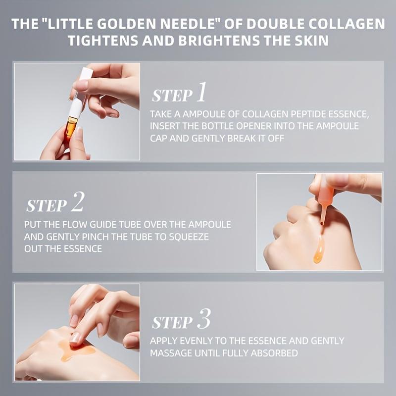 MERCILEN Collagen Retinol Firming Essence 28 Bottles Moisturizing Brightening Serum Firm Skin Improve Elasticity Smooth Fine Lines Travel Gift Set