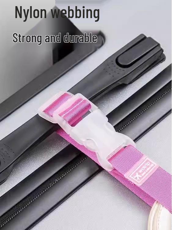 Portable Travel Strap: Luggage & Backpack Buckle with External Hook for Suitcases
