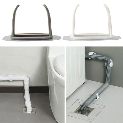 5 Piezas Ganchos Abrazadera de Plástico para Tubería Abrazadera para Manguera de Cableado Soporte para Tubo de Drenaje de Lavadora Hebillas de Aro para Tubo de Agua Sujetadores Ferretería