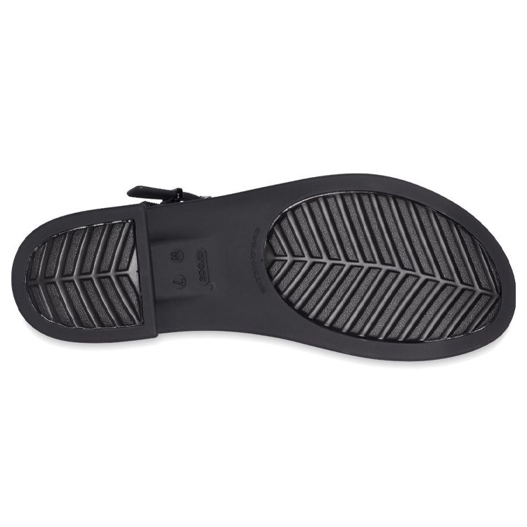 Crocs Tulum Sequin Trendy Casual Sandals Women Sandals Black 206737-0L9