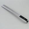 1Pcs 16.5"/42Cm Easy-Grip Metal Shoe Horn Black Long Handle Curved Hook Ergonomic Stainless Steel Shoehorn For Seniors