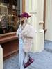 Women's Faux Fur Lapel Coat - Spring European & American Fashion, Loose Fit Hot Style